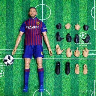 พร้อมส่ง โมเดลตุ๊กตาฟิกเกอร์ Messi C-Made C-Ro Sarah Football Nemar Mumbappe จัดส่ง 24 ชั่วโมง 1/6