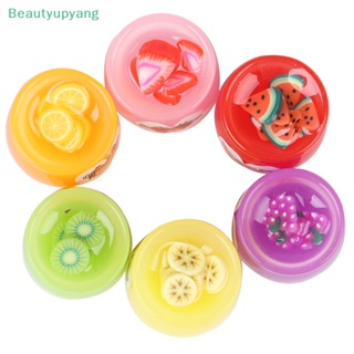 [Beautyupyang] ขวดแยมผลไม้จิ๋ว 1:12 สําหรับบ้านตุ๊กตา 6 ชิ้น ต่อชุด