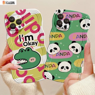 เคสโทรศัพท์มือถือแบบนิ่ม TPU ลายการ์ตูนแพนด้า กราฟฟิตี้ หมีแพนด้าน่ารัก BY สําหรับ Samsung A24 A14 A04s A04e A04 A13 A03s A02s A03 M23 A23 A22 A12 A32 A31 A21s A10 A20 A52 A50 A51 A71 A53 M32 A02