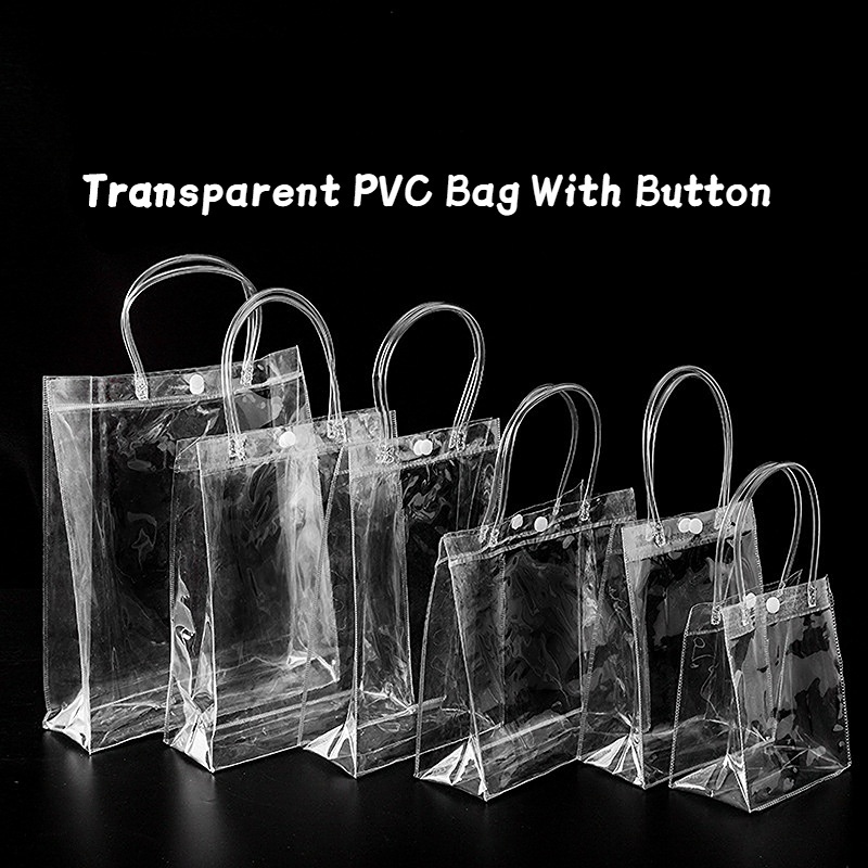 ถุงพลาสติก PVC แบบใส มีหูหิ้ว ใช้ซ้ําได้ สําหรับใส่ของขวัญเจ้าสาว เบบี้ ...