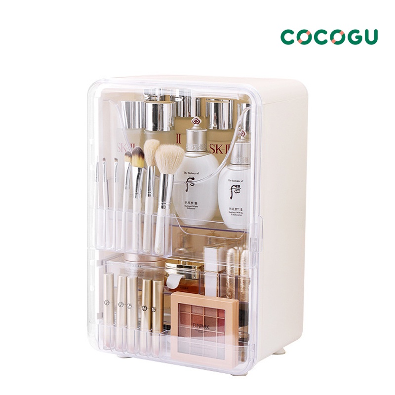 ส่งฟรี-cocogu-ตู้เก็บเครื่องสำอาง-white