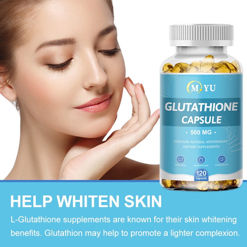 glutathione-collagen-สารต้านอนุมูลอิสระ-บํารุง-และทําให้ผิวกระจ่างใส-ให้ความชุ่มชื้นแก่ผิว-ต่อต้านริ้วรอย-ช่วยให้เส้นผม-เล็บ-และสุขภาพผิว