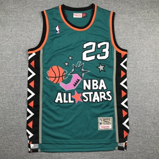 เสื้อกีฬาบาสเก็ตบอล ปักลาย All Star 96 Bulls No.23 สําหรับผู้ชาย