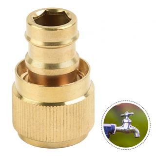 Quick Connector 4 Points Gold High Pressure Water Joint 1pc Water Pipe Joint