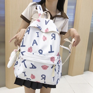 【พร้อมส่ง】ใหม่ กระเป๋าเป้สะพายหลัง กระเป๋านักเรียนน่ารัก สําหรับนักเรียนมัธยมต้น 2023