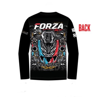 Forza350 ฟอซ่าดิว่ะ เสื้อใส่ออกทริป ขับรถ2023 ลายใหม่ แท้ลิขสิทธ์ KGNPROPART