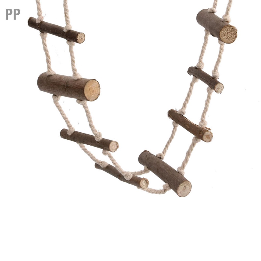 pp-สัตว์เลี้ยงหนูแฮมสเตอร์นุ่มยาวเชือกปีนบันไดนกแก้วกระรอกสะพานแขวนสำหรับของเล่นนก