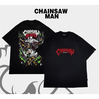ราคาถูก Chainsaw Man - อนิเมะปีศาจ เสื้อผู้ชาย เสื้อยืด Original Unisex สไตล์เดิมพันธุ์แท้ เสื้อคู่