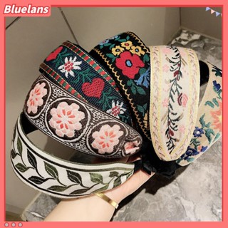 【 Bluelans 】ที่คาดผม ปักลาย สไตล์ชนเผ่า เรียบง่าย สําหรับผู้หญิง