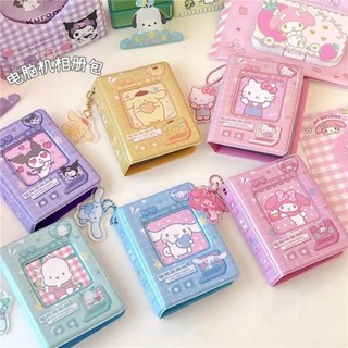 Kawaii Sanrioed อัลบั้มรูปภาพ ลายการ์ตูน Hello Kitty Melody Kuromi ขนาดเล็ก 3 นิ้ว สําหรับเก็บสะสม