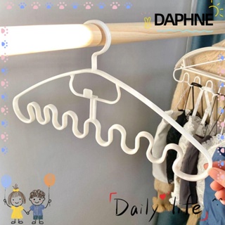 Daphne ไม้แขวนเสื้อพลาสติก แบบเรียบง่าย สําหรับจัดระเบียบตู้เสื้อผ้า บ้าน และที่อยู่อาศัย 1 3 ชิ้น