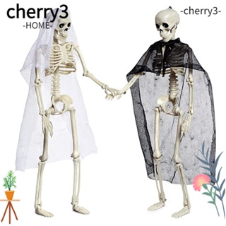Cherry3 โครงกระดูกพลาสติก ใช้ซ้ําได้ สําหรับตกแต่งบ้านผีสิง เจ้าบ่าว เจ้าสาว ฮาโลวีน