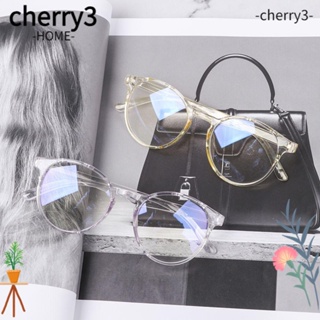 Cherry3 แว่นตาฟิล์ม สีฟ้า แว่นตาคอมพิวเตอร์ คลาสสิก กรอบ PC และเลนส์เรซิน แว่นตาป้องกันรังสี