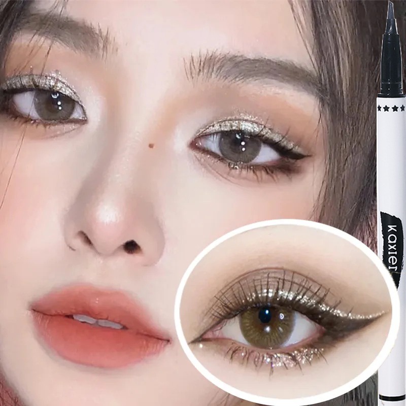 อายไลเนอร์-ประกายเพชร-5-สี-กันน้ํา-มุก-กุหลาบ-สีชมพู-กลิตเตอร์-เลื่อม-อายไลเนอร์-อายแชโดว์-ติดทนนาน-แต่งหน้า-ความงาม-เครื่องสําอาง