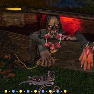 Eutus ลูกตาจําลอง รูปหนู และค้างคาว ทําจากไวนิล สําหรับตกแต่งบ้านผีสิง