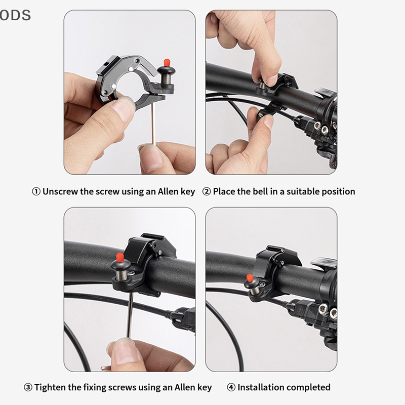 ods-rockbros-กระดิ่งสเตนเลส-สําหรับติดแฮนด์รถจักรยาน-mtb