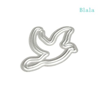 Blala แผ่นแม่แบบโลหะ ตัดลายนก สําหรับตกแต่งสมุด อัลบั้ม แสตมป์ กระดาษ การ์ด DIY