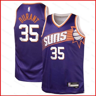 เสื้อกีฬาบาสเก็ตบอล ลายทีม NBA Phoenix Suns Kevin Durant No.35 Jersey 2023-2024 พลัสไซซ์ สําหรับผู้ชาย ผู้หญิง