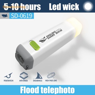 [Domybestshop.th] ไฟฉาย LED 1200mAh 300lm กันน้ํา สําหรับตั้งแคมป์ เต็นท์