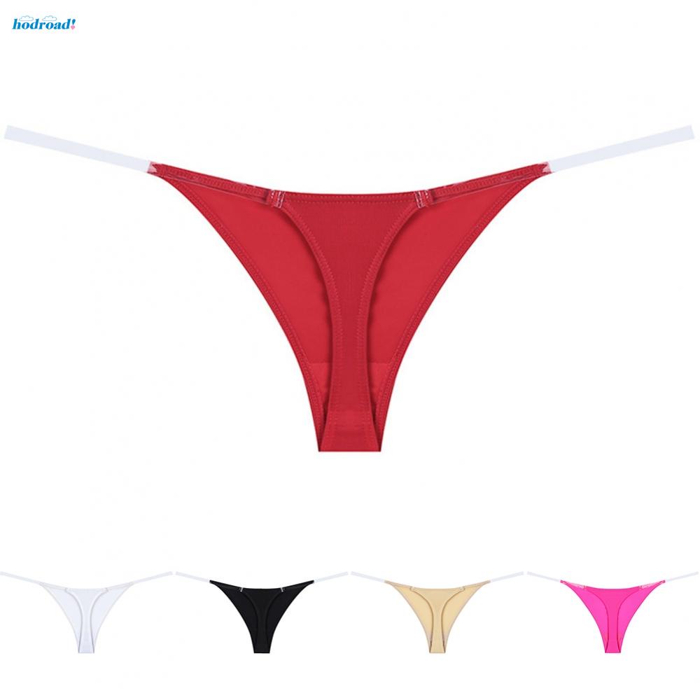 【HODRD】Intriguing Sheer Mesh Panties Women's Low Rise Thongs Sexy See