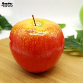 【DREAMLIFE】4pcs Artificial Faux Fake Fruit Lifelike Fake Display Home Theater Decoration