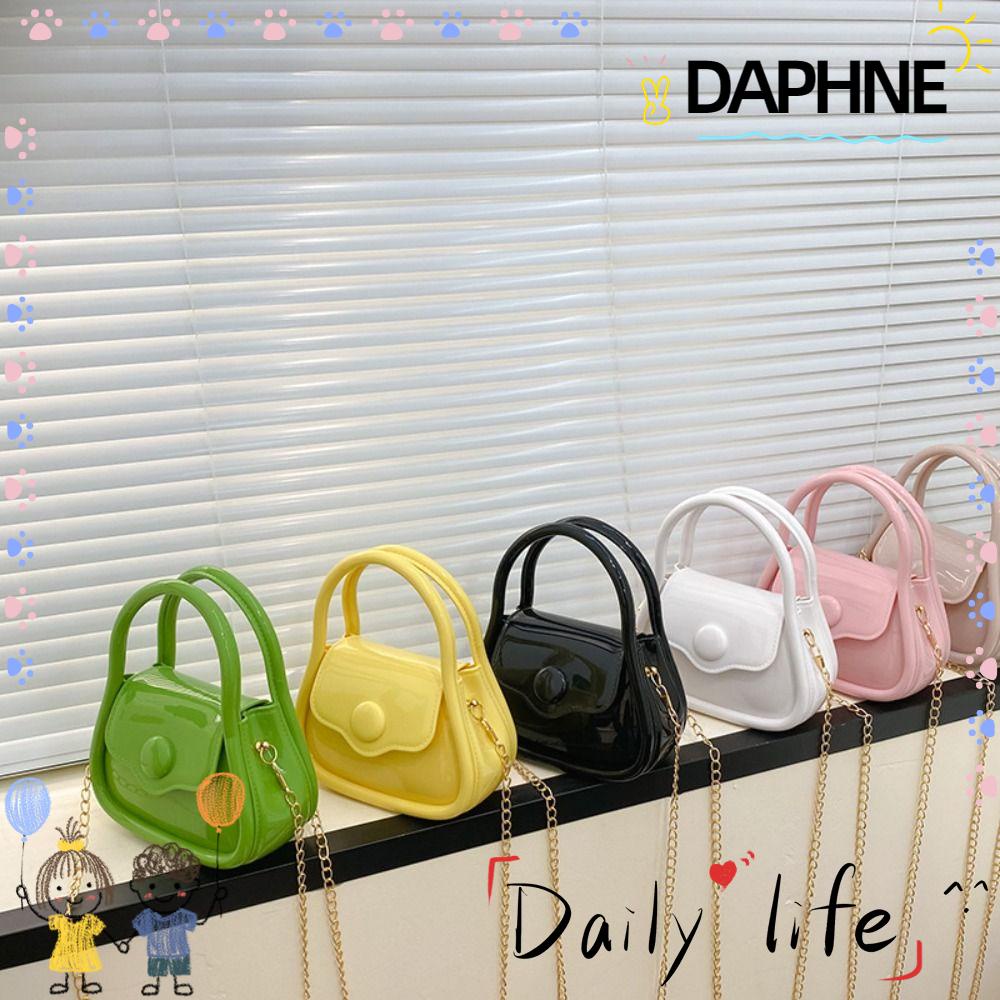 daphne-กระเป๋าสะพายไหล่-สะพายข้าง-สายโซ่-ขนาดเล็ก-สีพื้น-แฟชั่นสําหรับผู้หญิง