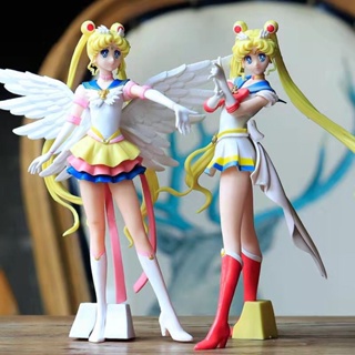 โมเดลฟิกเกอร์ Eternal Sailor Moon Tsukino Usagi ของเล่น ของสะสม สําหรับตกแต่งเค้กวันเกิด