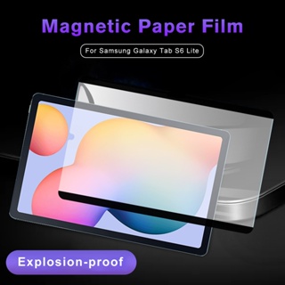 สําหรับ Samsung Galaxy Tab S6 Lite 10.4 นิ้ว Feel paper ฟิล์มกระดาษดูดแม่เหล็ก ถอดออกได้