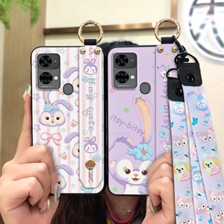 Back Cover Phone Holder Phone Case For Oukitel C33 ring Fashion Design Lanyard Waterproof Shockproof Cartoon Wrist Strap