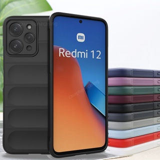 เคสโทรศัพท์ซิลิโคน TPU แบบนิ่ม กันกระแทก เป็นมิตรกับผิวหนัง สําหรับ Xiaomi Redmi 12 4G 2023 Redmi12 Redmy12 4G