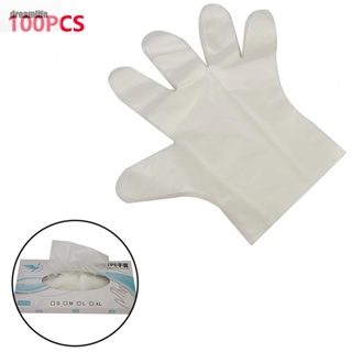 【DREAMLIFE】TPE Disposable Gloves Oil-proof Thickened Micro-bomb Gloves Rubber For Cleaning