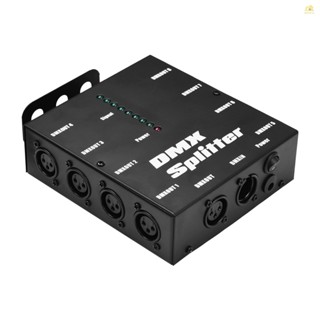 Banana_pie DMX512 ตัวแยกสัญญาณออปติคอล 1 อินพุต เอาท์พุต 8 เอาท์พุต สําหรับควบคุมไฟเวที ปาร์ตี้ DJ Club Disco KTV Light with P