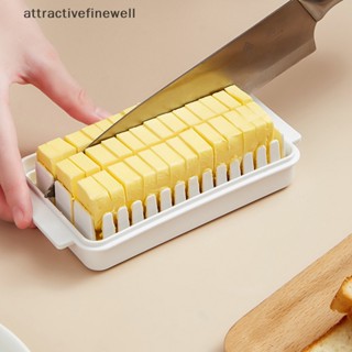 [attractivefinewell] กล่องซีลเก็บเนยสด พร้อมฝาปิด สําหรับตู้เย็น TIV