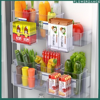 ตู้เย็นประตูด้านข้างกล่องเก็บ/ห้องครัวพลาสติกใสผักและผลไม้และปรุงรสเรียงลำดับกล่อง/อาหารเกรดครัว Organizer อุปกรณ์ Flowerdance