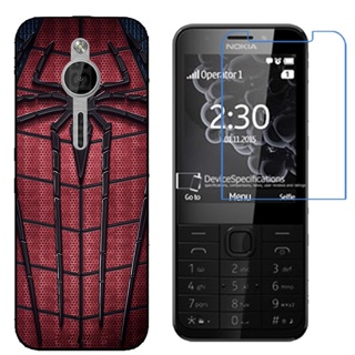 สําหรับ The Avengers Spider Man เคส Nokia 230 เคส พร้อมนาโน กันระเบิด เมมเบรน ป้องกันหน้าจอ ฟิล์มนิ่ม