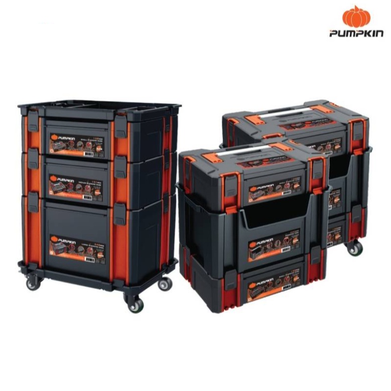 PUMPKIN Stacking Case ชุดกล่องเครื่องมืออเนกประสงค์พลาสติก เลือกประกอบ ...