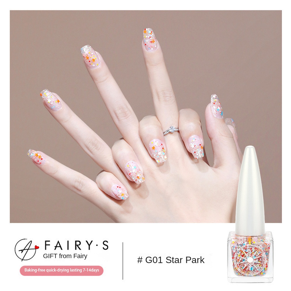 fairys-gift-25สี-สีทาเล็บกึ่งเจล-ไม่ต้องอบ-แห้งไวภายใน-5-นาที-สีเงา-ยาทาเล็บใหม่ทาง่าย-เรียบเนียน-สวยแฟชั่น-สีทาเล็บสีด้าน-peelable-ใสนักเรียนและเด็กยาทาเล็บ