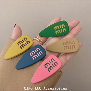 Ins กิ๊บติดผมหน้าม้า สีแคนดี้ แฟชั่น หรูหรา เครื่องประดับผม สําหรับผู้หญิง สาวหวาน BB คลิปหน้าม้า กิ๊บติดผม
