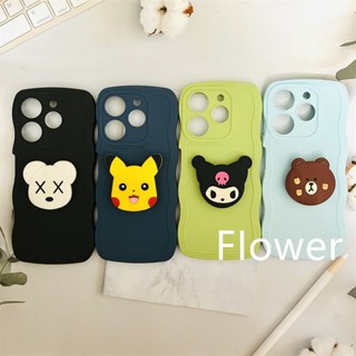 เคสโทรศัพท์มือถือ ซิลิโคน กันฝุ่น กันกระแทก ลายการ์ตูน 3D พร้อมขาตั้ง สีมาการอง สําหรับ Tecno Spark 10 Pro