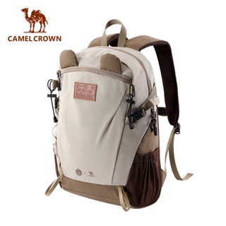 Camel CROWN กระเป๋าเป้สะพายหลัง น้ําหนักเบา กันน้ํา พับได้ 18 ลิตร สําหรับผู้หญิง และผู้ชาย