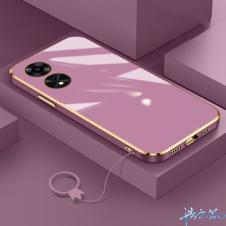 เคสซิลิโคนนิ่ม ลาย Free lanyard 6D สไตล์เกาหลี หรูหรา สําหรับ Oppo A17 A17K A96 A95 A57 A76 A74 A55 A15 A15S A94 A93 A9 A5 2020 4G 2022