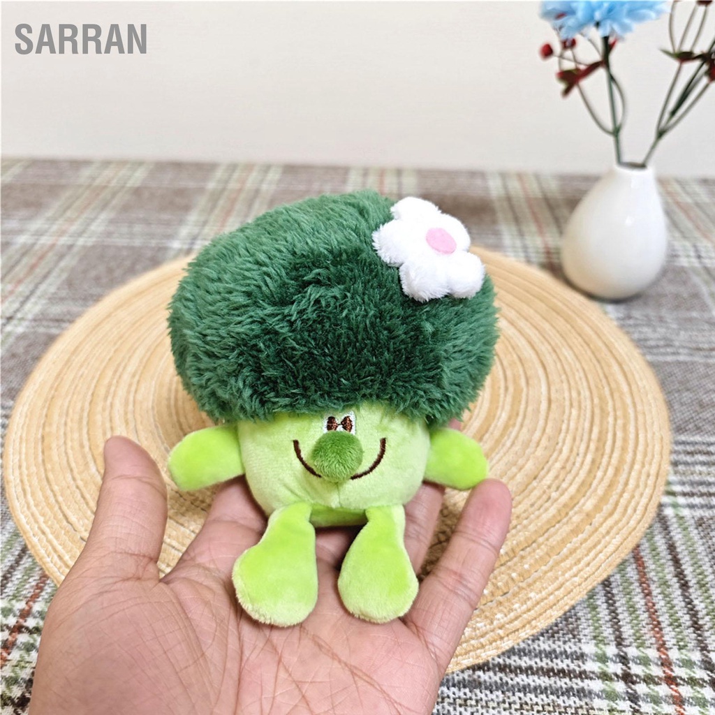 sarran-ตุ๊กตาจี้รูปบรอกโคลีน่ารักยัดไส้ของเล่นผ้าฝ้าย-pp-จี้ผักสำหรับกระเป๋าพวงกุญแจพวงกุญแจ