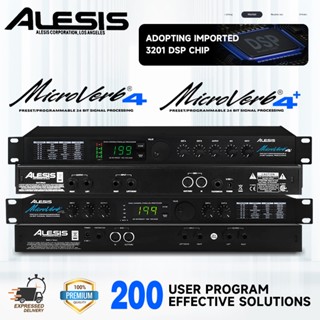 เครื่องปรับเอฟเฟคเสียงร้อง alesis MicroVerb4เอฟเฟกต์ดิจิตอลเวที KTV ระดับมืออาชีพมีเอฟเฟกต์เสียงให้เลือกมากกว่า 100 แบบเ