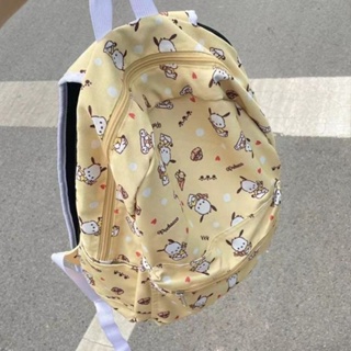 Pochacco กระเป๋าเป้สะพายหลัง กระเป๋านักเรียน กันน้ํา จุของได้เยอะ สไตล์เกาหลี สําหรับผู้หญิง