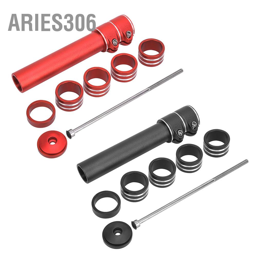 aries306-อุปกรณ์เพิ่มความสูงคอแฮนด์บาร์-อะลูมิเนียมอัลลอย-สําหรับรถจักรยาน