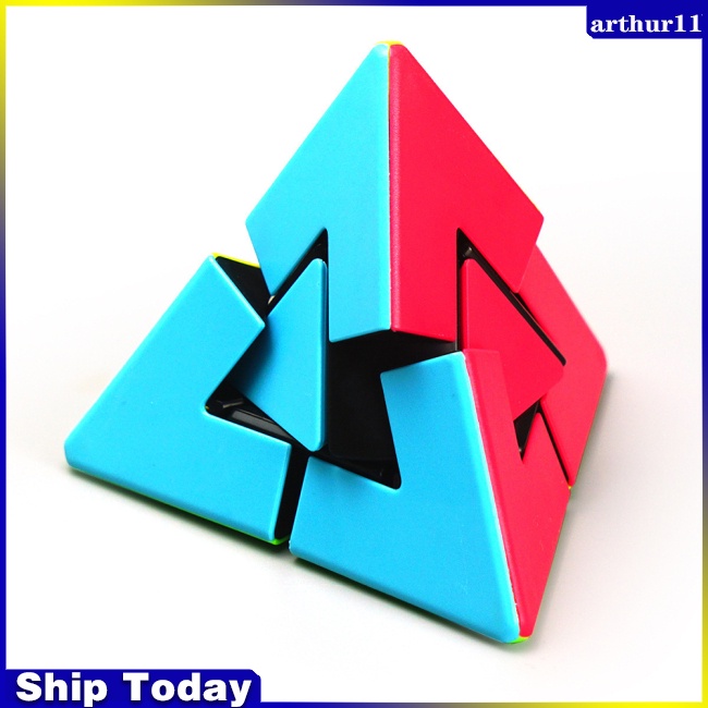 arthur-fanxin-pyraminx-duo-magic-cube-2x2x2-ลูกบาศก์ปริศนา-ความเร็วราบรื่น-ของเล่นเพื่อการศึกษา-สําหรับเด็ก-ผู้เริ่มต้น-ของขวัญ
