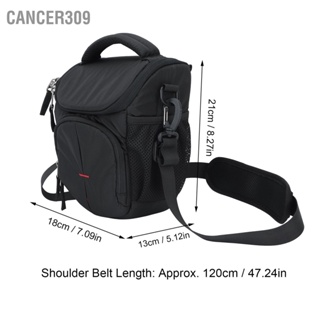 Cancer309 กระเป๋ากล้อง ILDC DSLR กระเป๋าถือไนลอนกันน้ำความจุขนาดใหญ่สำหรับกลางแจ้ง