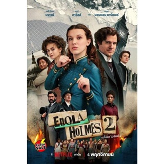 DVD ดีวีดี Enola Holmes 2 (2022) เอโนลา โฮล์มส์ 2 (เสียง ไทย /อังกฤษ | ซับ ไทย/อังกฤษ) DVD ดีวีดี