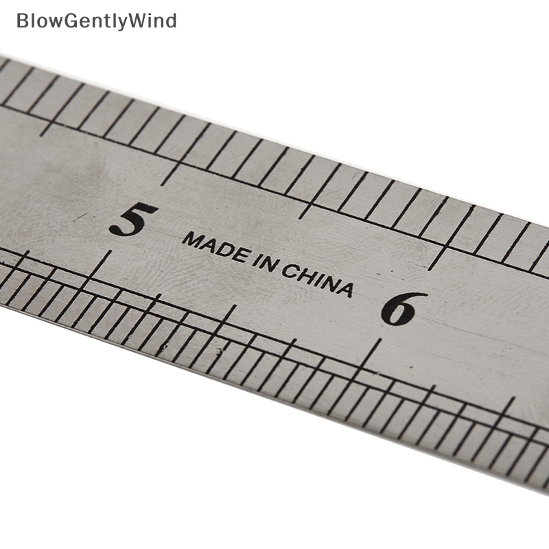 blowgentlywind-ไม้บรรทัดสเตนเลส-โลหะ-สองด้าน-15-30-ซม-bgw
