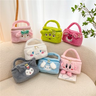 SANRIO กระเป๋าเครื่องสําอาง กันน้ํา ขนาดใหญ่ จุของได้เยอะ แบบพกพา ลายการ์ตูนซานริโอ้ เหมาะกับการเดินทาง สําหรับผู้หญิง